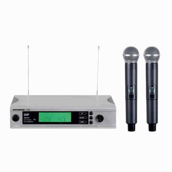 INTROX J89 U 16 KANAL ÇİFT UHF TELSİZ MİKROFON SETİ